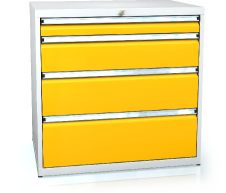 Dílenská zásuvková skříň 840 x 860 x 600 - 4x zásuvka